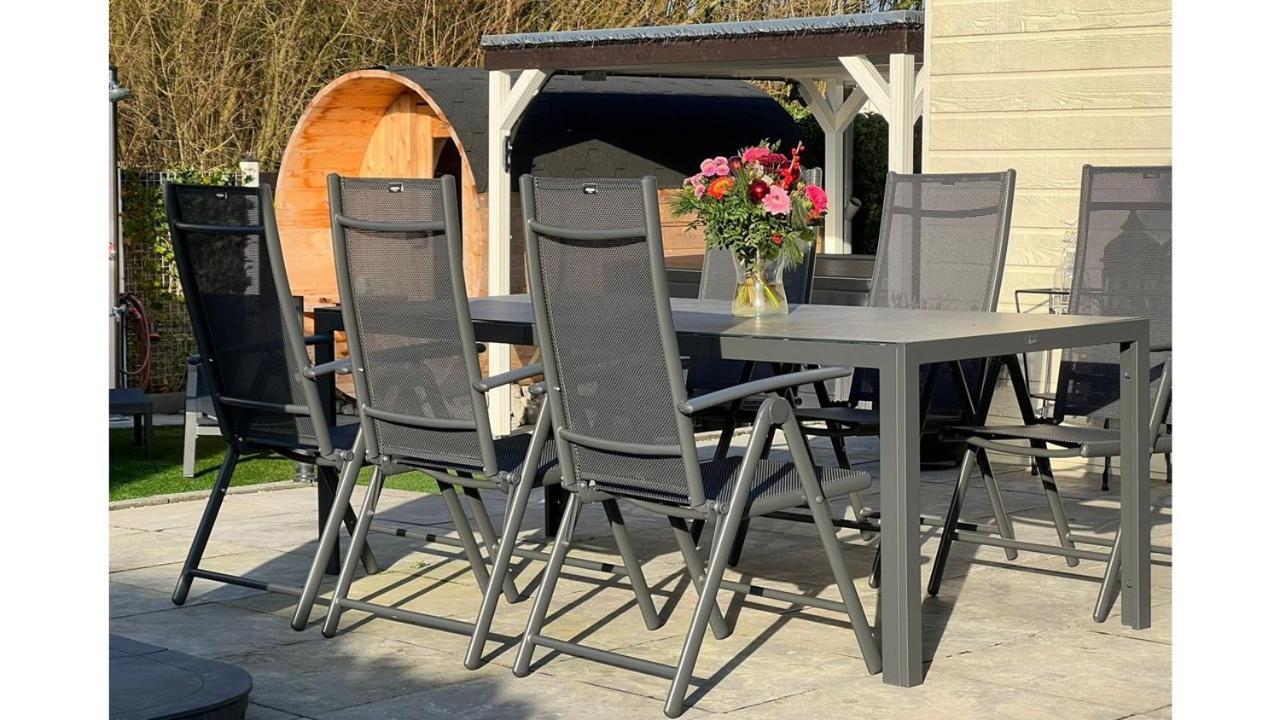 Chalet Buutengeweun, Met Luxe Jacuzzi En Tonsauna Sint Annaland Exteriör bild